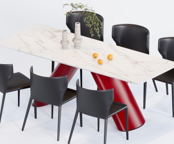 Modern Dining Table And Chairs-ID:536097055
