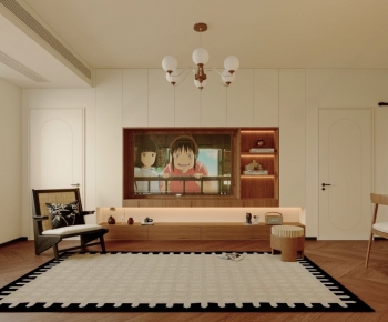 Modern A Living Room-ID:783976083