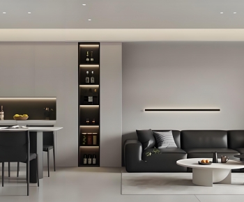 Modern A Living Room-ID:167428973