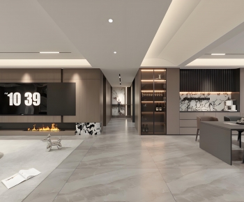 Modern A Living Room-ID:355980456