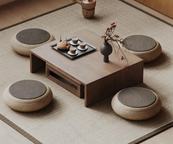 Japanese Style Tea Tables And Chairs-ID:907919889