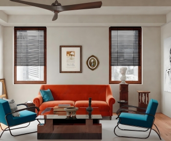 American Style A Living Room-ID:364954959