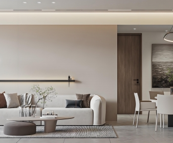 Modern A Living Room-ID:995699882