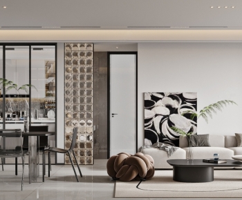 Modern A Living Room-ID:712376123