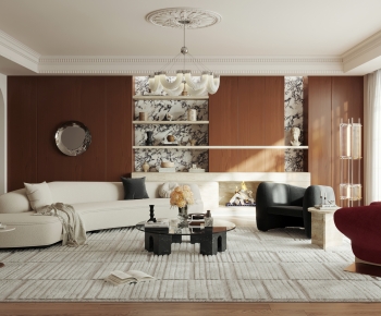 French Style A Living Room-ID:773642061