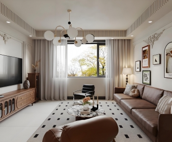 French Style A Living Room-ID:102660764