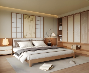 Japanese Style Bedroom-ID:472845082