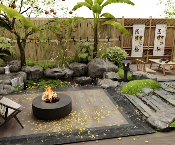 New Chinese Style Courtyard/landscape-ID:444740066