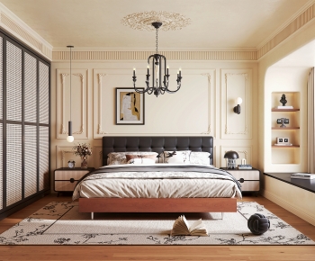 French Style Bedroom-ID:100752126