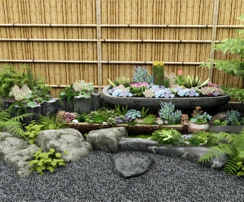 Japanese Style Plant Landscaping-ID:271698951