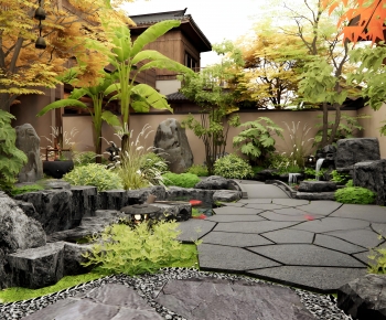Japanese Style Courtyard/landscape-ID:463871007