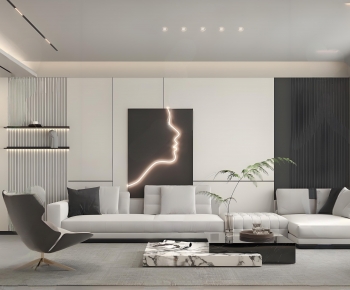 Modern A Living Room-ID:205744989