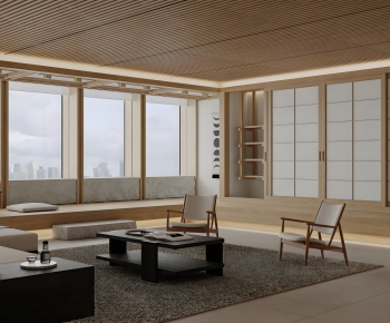 Japanese Style A Living Room-ID:540488963