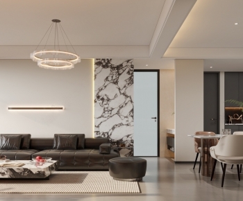 Modern A Living Room-ID:735049264