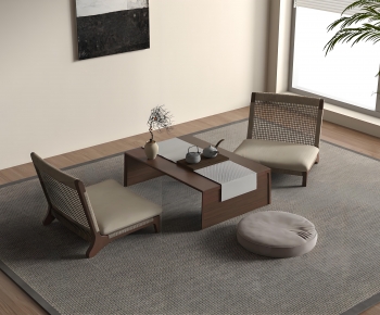 Japanese Style Tea Tables And Chairs-ID:823292026