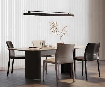 Modern Dining Table And Chairs-ID:830637934