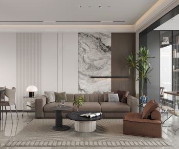 Modern A Living Room-ID:920710091