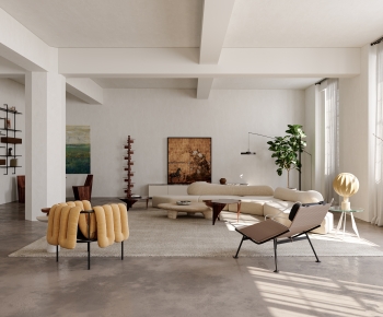 Modern A Living Room-ID:610461955