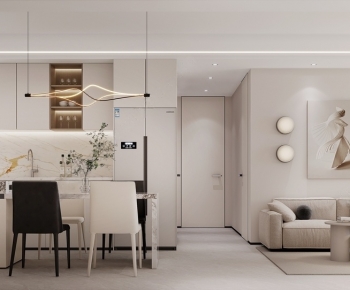 Modern A Living Room-ID:671161896