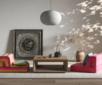 Japanese Style Tea Tables And Chairs-ID:399116997