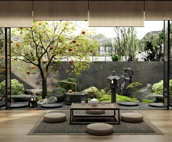 Japanese Style Courtyard/landscape-ID:497620143