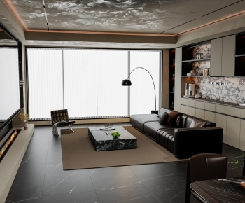 Modern A Living Room-ID:572742944