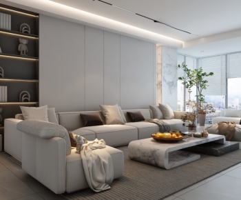 Modern A Living Room-ID:789283998