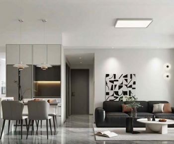 Modern A Living Room-ID:774852042