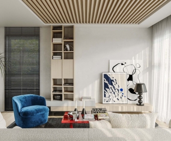 Modern A Living Room-ID:299060394