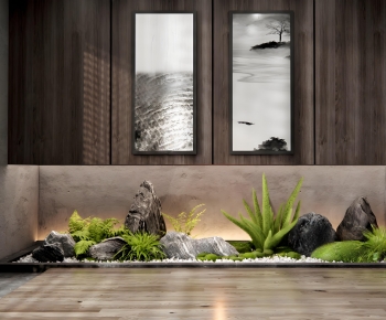 Japanese Style Plant Landscaping-ID:641625884