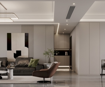 Modern A Living Room-ID:808588983