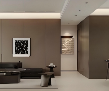 Modern A Living Room-ID:995843896