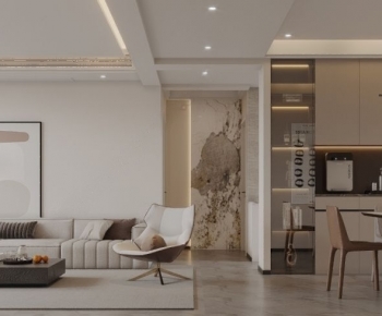 Modern A Living Room-ID:682318934