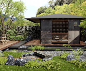 Japanese Style Courtyard/landscape-ID:199237112