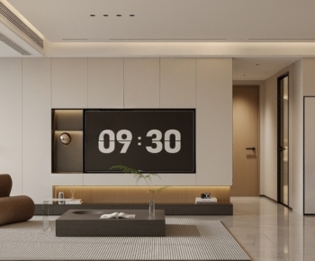 Modern A Living Room-ID:987365966