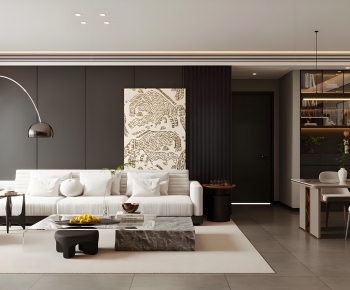 Modern A Living Room-ID:779675012