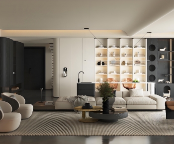 Modern A Living Room-ID:207609893