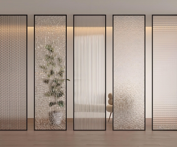Modern Glass Screen Partition-ID:826025013