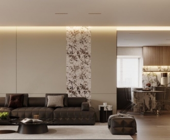 Modern A Living Room-ID:483550073