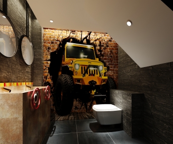 Industrial Style TOILET-ID:804286008