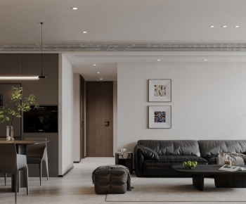 Modern A Living Room-ID:674937968