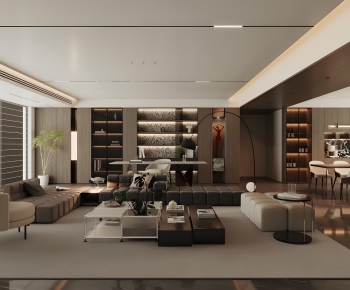 Modern A Living Room-ID:442795046