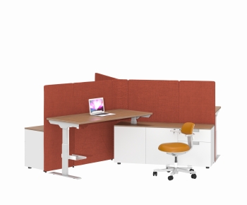 Modern Office Desk And Chair-ID:873940943