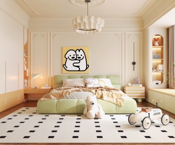 French Style Children's Room-ID:336925036