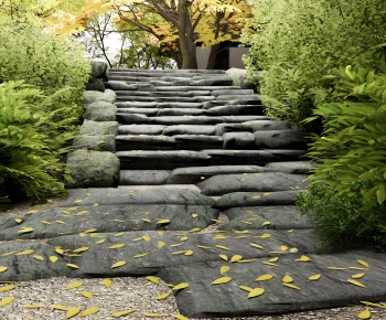 Japanese Style Garden-ID:844350101