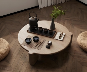 Japanese Style Tea Tables And Chairs-ID:678688052