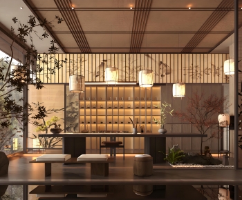 New Chinese Style Tea House-ID:987528092