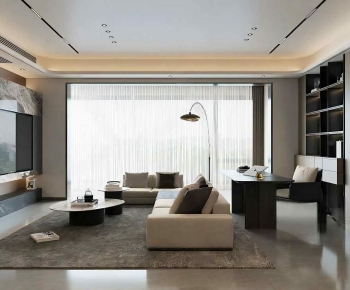 Modern A Living Room-ID:318741082