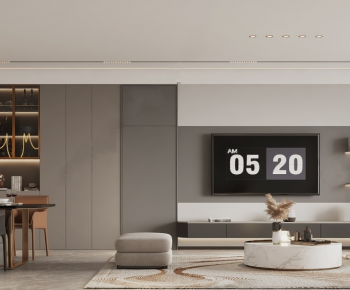 Modern A Living Room-ID:436239285