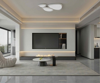 Modern A Living Room-ID:701893094